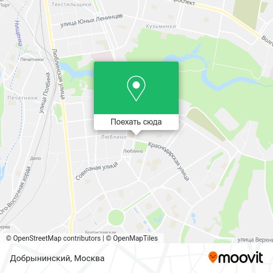 Карта Добрынинский