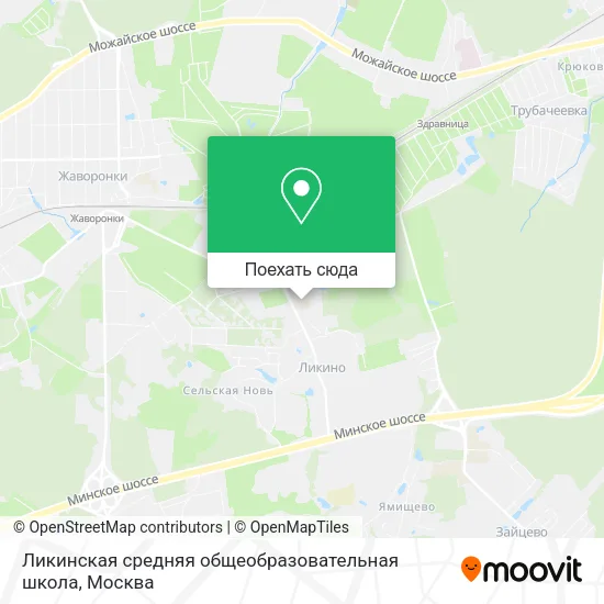 Карта Ликинская средняя общеобразовательная школа