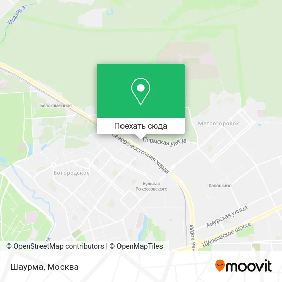 Карта Шаурма