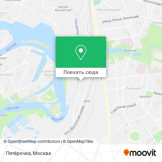 Карта Пятёрочка