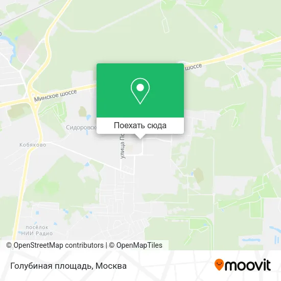 Карта Голубиная площадь
