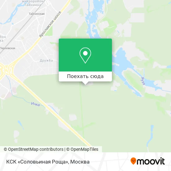 Карта КСК «Соловьиная Роща»