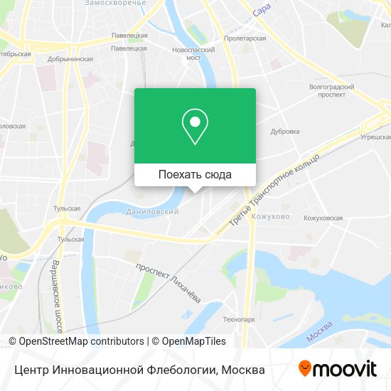 Карта Центр Инновационной Флебологии