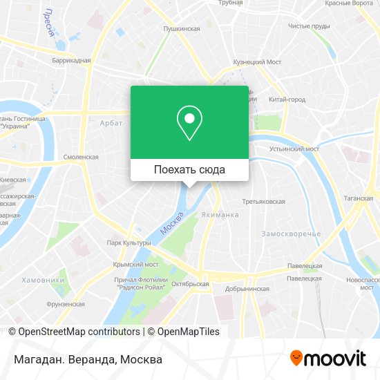 Карта Магадан. Веранда