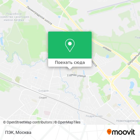 Карта ПЭК