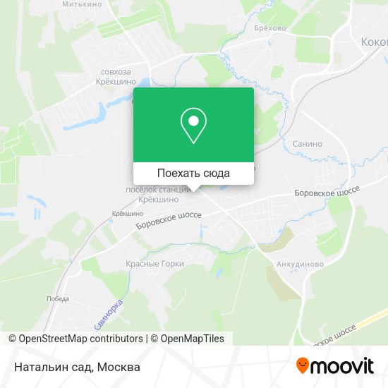 Карта Натальин сад