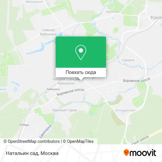 Карта Натальин сад