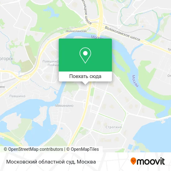 Карта Московский областной суд