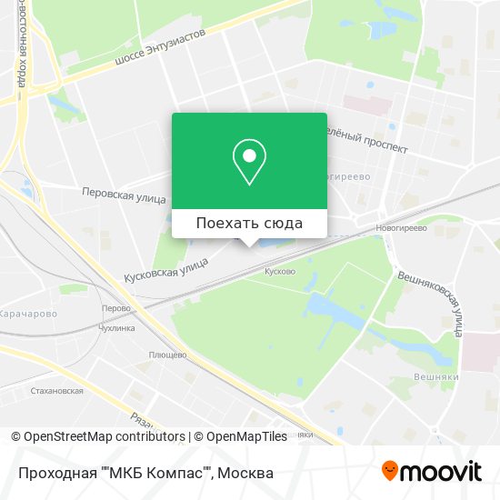 Карта Проходная ""МКБ Компас""