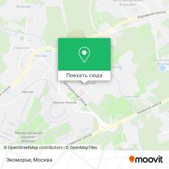 Карта Экоморье