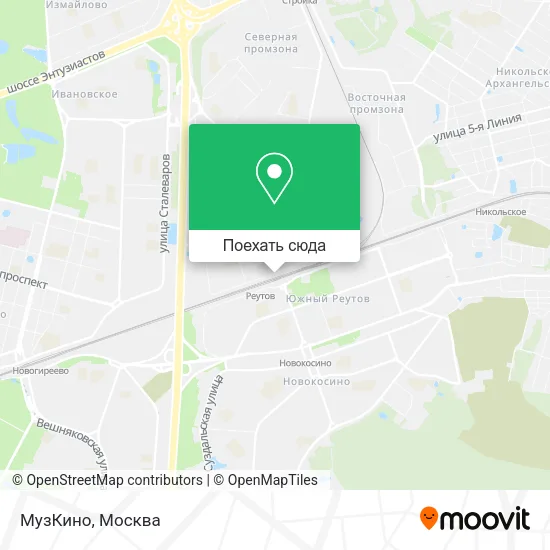 Карта МузКино