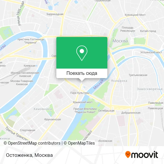 Карта Остоженка