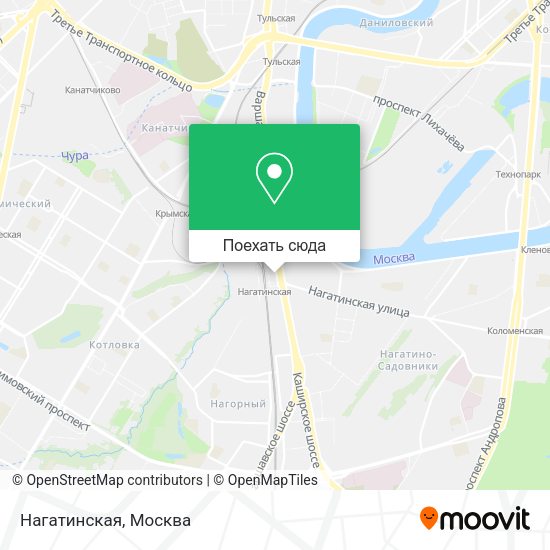 Карта Нагатинская