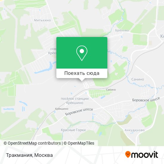 Карта Тракмания