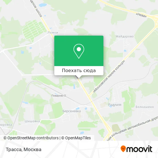 Карта Трасса