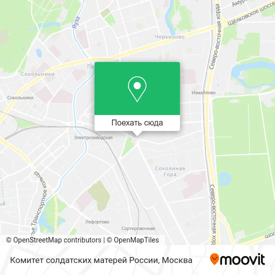 Карта Комитет солдатских матерей России