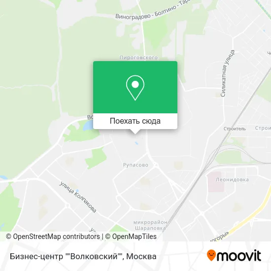 Карта Бизнес-центр ""Волковский""