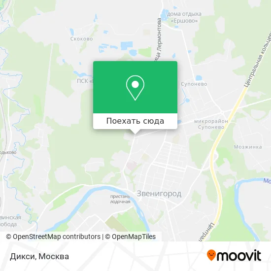 Карта Дикси