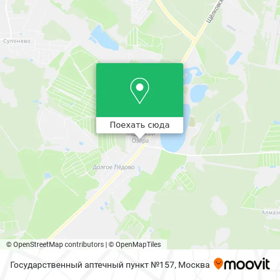 Карта Государственный аптечный пункт №157