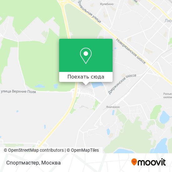 Карта Спортмастер