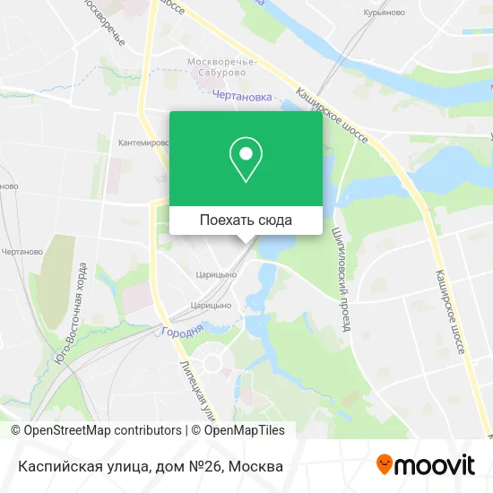 Карта Каспийская улица, дом №26