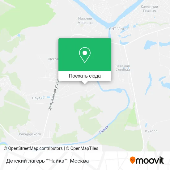 Карта Детский лагерь ""Чайка""