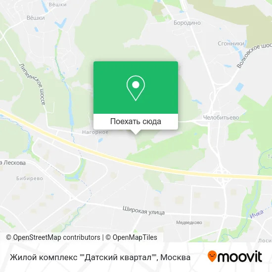 Карта Жилой комплекс ""Датский квартал""