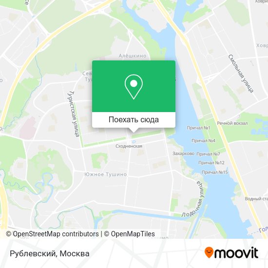 Карта Рублевский