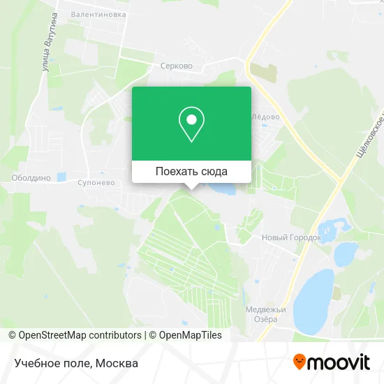 Карта Учебное поле