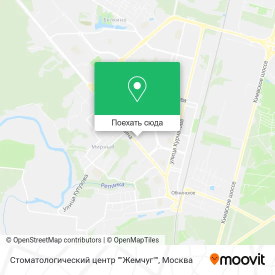 Карта Стоматологический центр ""Жемчуг""