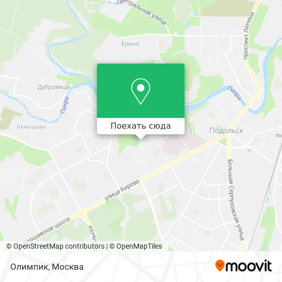 Карта Олимпик