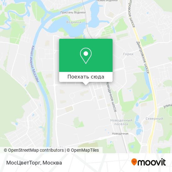 Карта МосЦветТорг