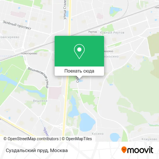 Карта Суздальский пруд
