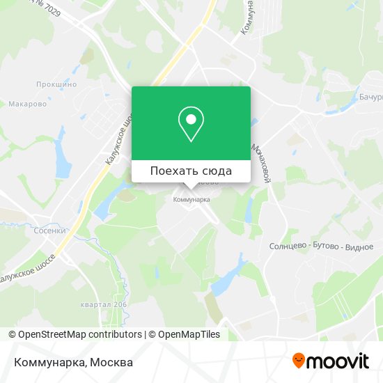 Карта Коммунарка