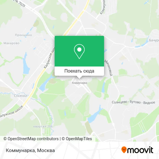 Карта Коммунарка