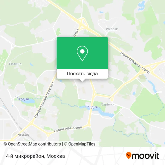 Карта 4-й микрорайон