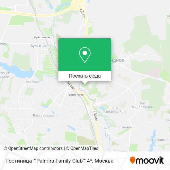 Карта Гостиница ""Palmira Family Club"" 4*