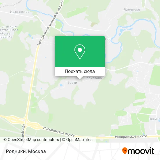 Карта Родники
