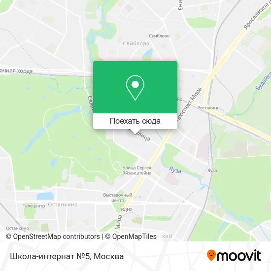 Карта Школа-интернат №5