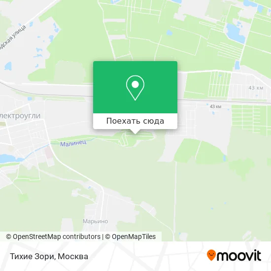 Карта Тихие Зори