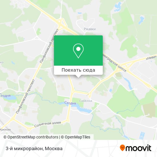 Карта 3-й микрорайон