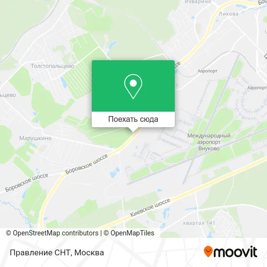 Карта Правление СНТ