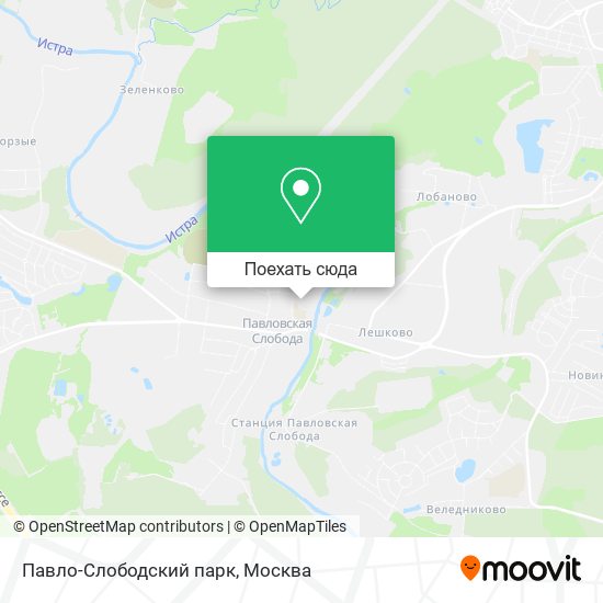 Карта Павло-Слободский парк