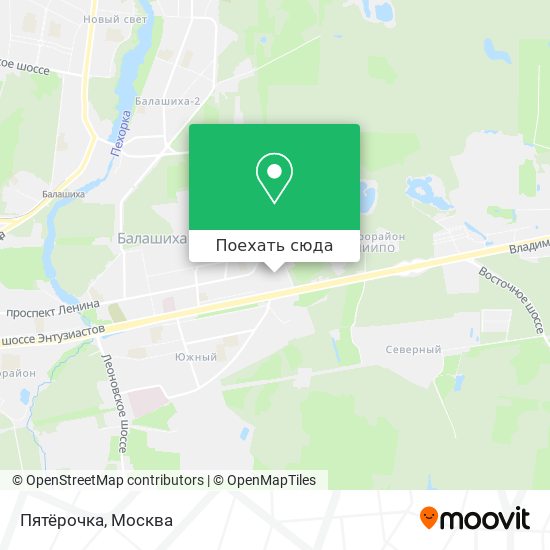 Карта Пятёрочка