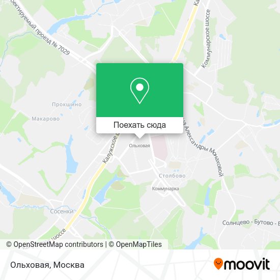 Карта Ольховая