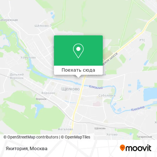 Карта Якитория