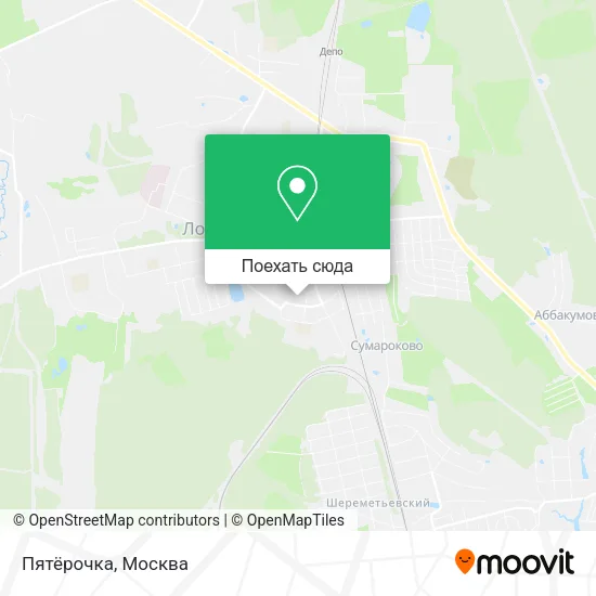 Карта Пятёрочка
