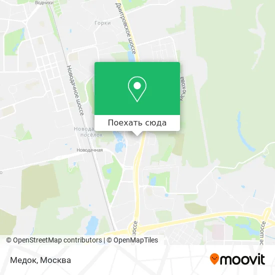 Карта Медок