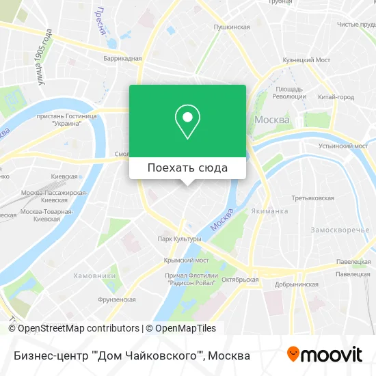Карта Бизнес-центр ""Дом Чайковского""