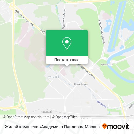 Карта Жилой комплекс «Академика Павлова»